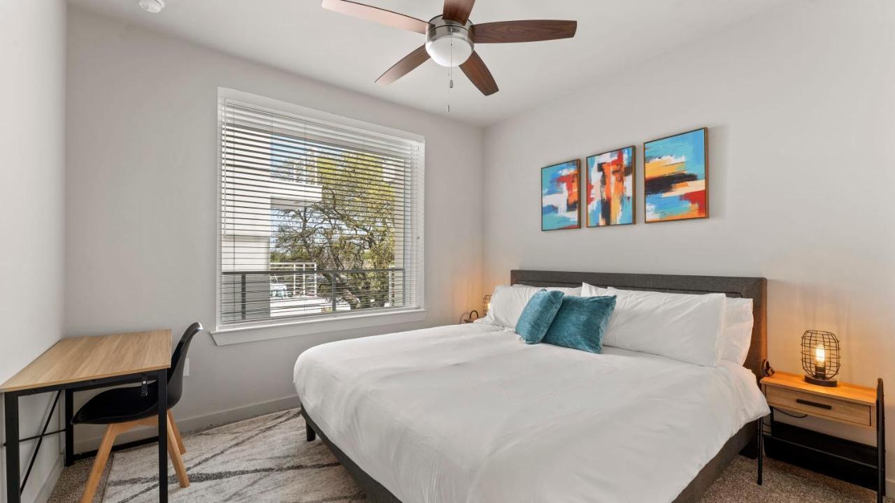 Luxury Central Apts - Free Parking, Gym, Fast Wifi Leilighet Austin Eksteriør bilde