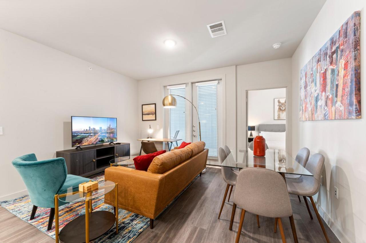 Luxury Central Apts - Free Parking, Gym, Fast Wifi Leilighet Austin Eksteriør bilde