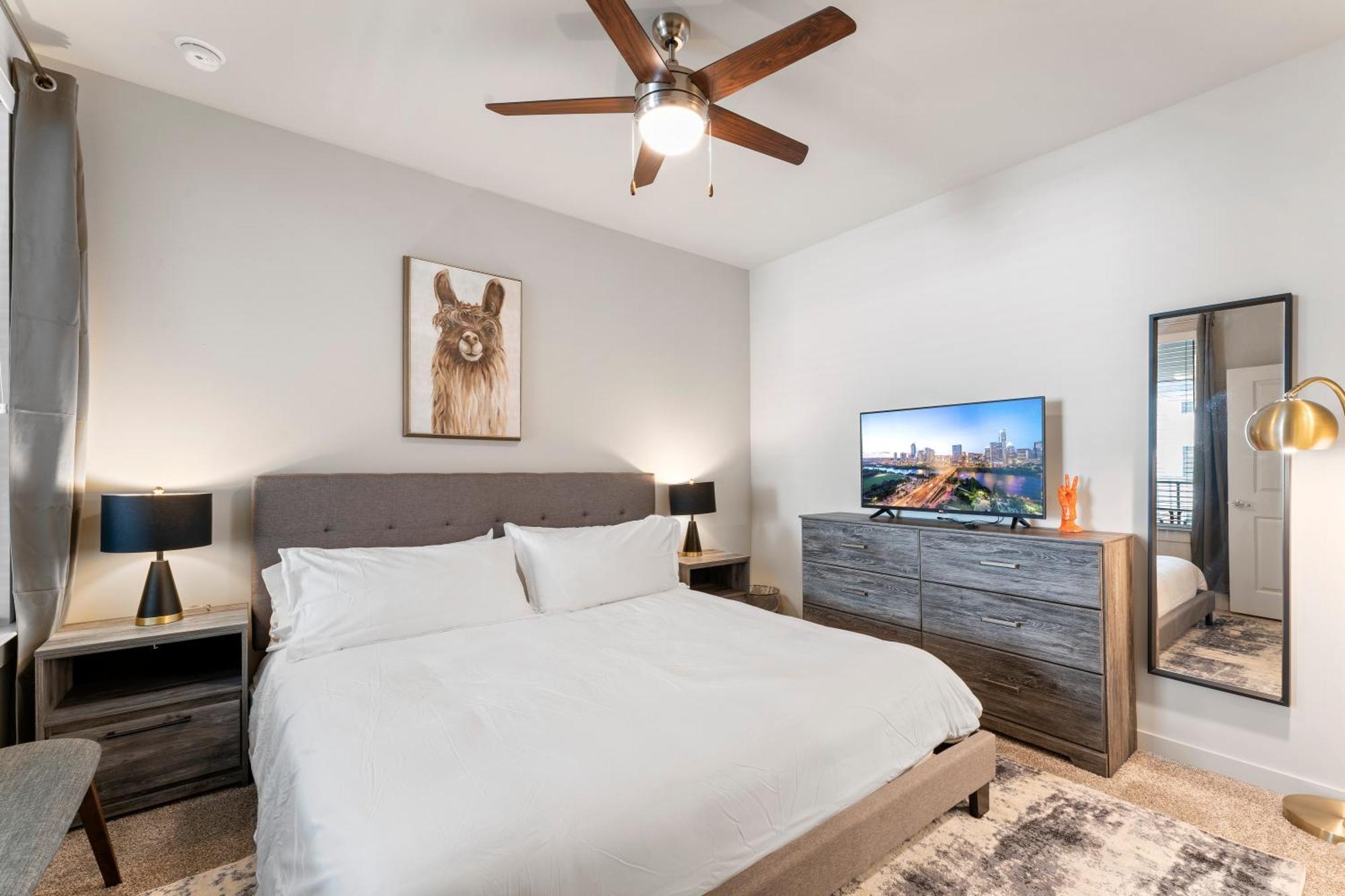 Luxury Central Apts - Free Parking, Gym, Fast Wifi Leilighet Austin Eksteriør bilde